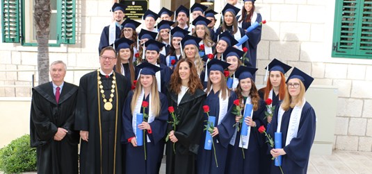 Promotion of Bachelor and Master's Graduates in Makarska’s Hotel Management and Gastronomy Study 